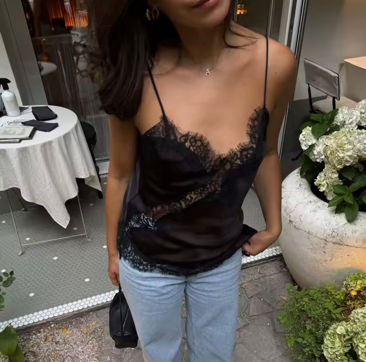 Vivienne Lace Cami Top