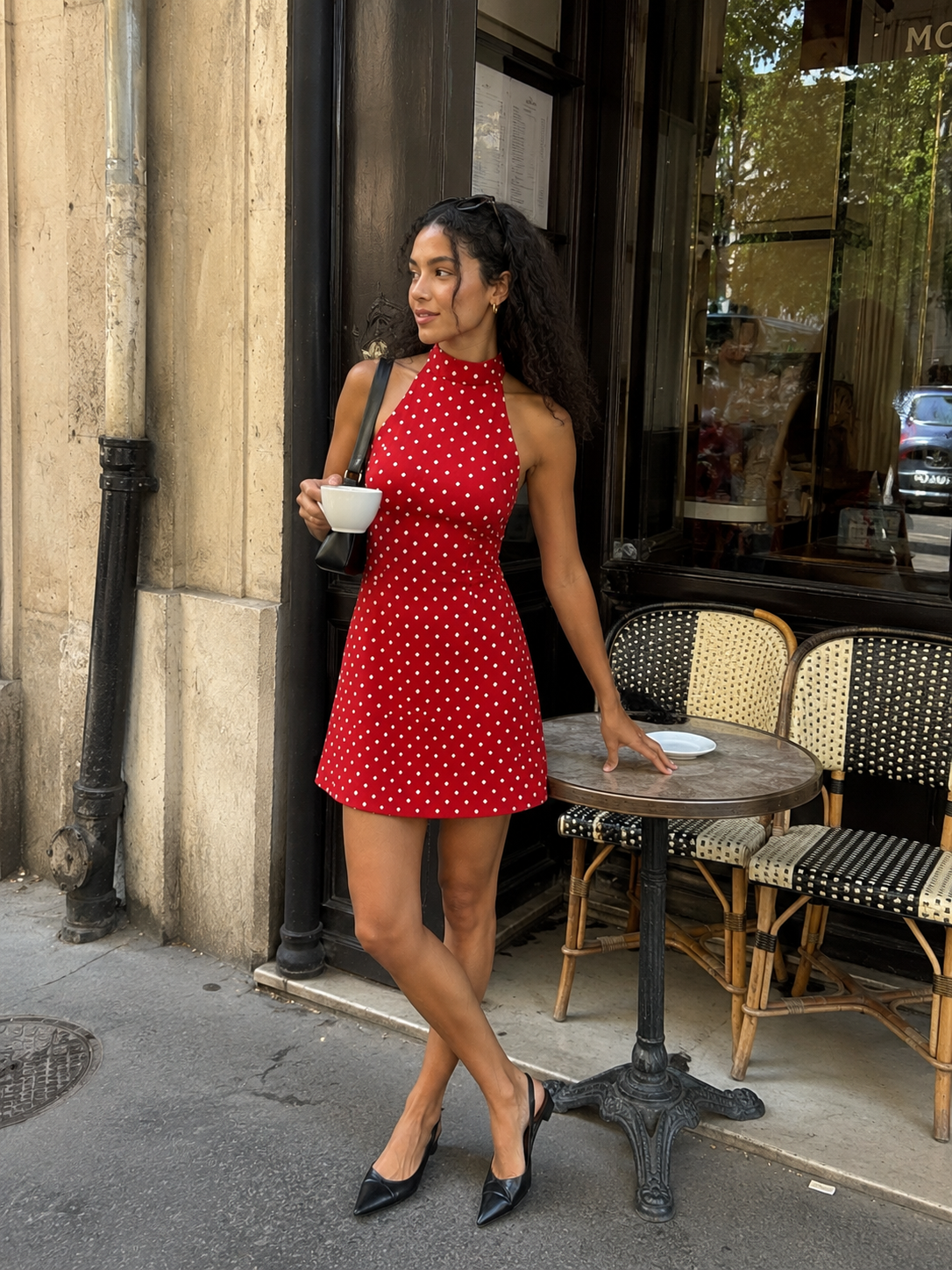 Camille Halter Minikleid